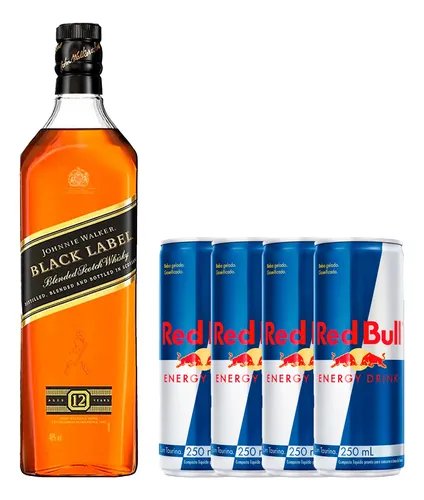 COMBO BLACK LABEL C/ RED BULL